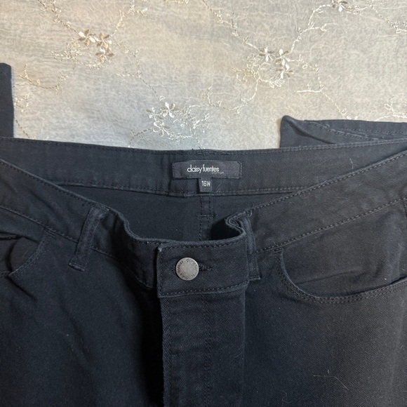 Women's Daisy Fuentes Black Jeans Size 16W - Picture 4 of 4